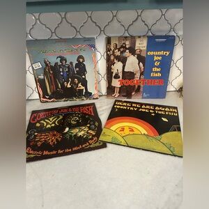 4 Country Joe and the Fish Vinyl Records I-Feel-Like-I'm-Fixin'-to-Die And More